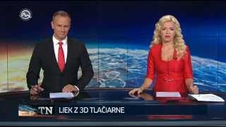 Hlavné správy TV markíza 3D tlač tabletka Televízne noviny Andrej Thurzo Slovenská spoločno [upl. by Tessler]