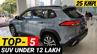 Top 5 SUV Under 12 Lakh India 2024  Best Car Under 12 Lakh India 2024 [upl. by Alodi]