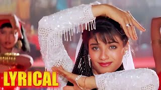 Tu Cheez Badi Hai Mast Mast Sargam Lyrics Video  Mohra Song  Raveena amp Akshay amp Paresh Rawal [upl. by Bonnette805]