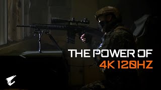 AORUS 4K Monitors  The Power of 4K120Hz  Official Trailer [upl. by Korwun]