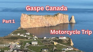 Gaspe Motorcycle Trip Part 1 The south side [upl. by Charbonneau]