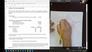 Intermediate Accounting Accounts Receivable Problems 7b [upl. by Michon]