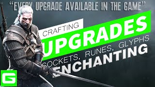 The Witcher 3 Upgrade Guide for Beginners  Crafting Runes Glyphs Sockets amp Enchanting [upl. by Buyer]