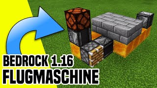 Minecraft Flugmaschine Bauen Bedrock Edition  in 5 Minuten gebaut [upl. by Iborian]