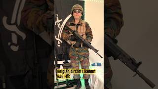 Belgian Airsoft Loadout GampG Fnc  WE Scar  SampT Minimi airsoftshorts サバイバルゲーム airsoftloadout [upl. by Enogitna]