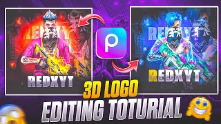 How To Create 3D Free Fire Logo Fast 😱Mobile App Guide [upl. by Kamillah]