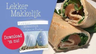 Eiwitrijke Wrap met Zalm  Koolhydraatarme Recepten  Protiplan [upl. by Berneta]