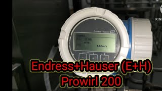 Flow meter parameters view and parameters setting in EH flow meter [upl. by Martin]