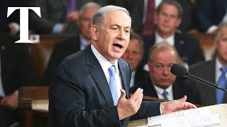 LIVE Benjamin Netanyahu addresses US Congress in Washington [upl. by Gnourt110]