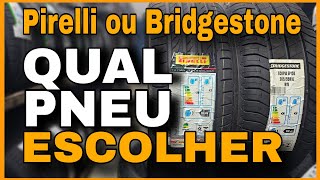 BRIDGESTONE ou PIRELLI qual é melhor Bridgestone Ecopia ou Pirelli Powergy [upl. by Aiotal785]