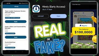 Hirely App Real Or Fake  Hirely App Se Jobs Kaise Le  Hirely App Kaise Use Kare Hirely App Kya Ha [upl. by Bendicty]