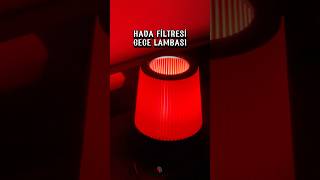 ✨ Hava Filtresi Gece Lambası ✨araba dekorasyon car automobile cars mancave decoration [upl. by Kelcy]