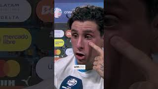 Uruguays José María Giménez on the altercation with Colombia fans that occurred in the stands [upl. by Noah271]