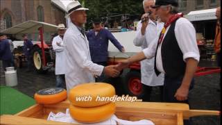 Veritas Visit to cheese market Woerden  How to handjeklap [upl. by Rudyard285]