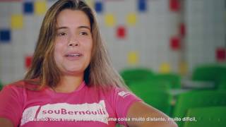 Clara Leal conta sua história no Bernoulli [upl. by Atteuqcaj]