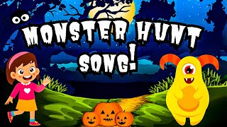 Going On A Monster Hunt  Fun Halloween Song For Kids [upl. by Dyraj]