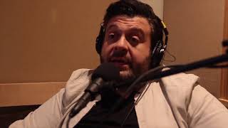 Adam Richman Talks Man vs Food Getting Habanero Poisoning Eating 180 Oysters  More [upl. by Jat]