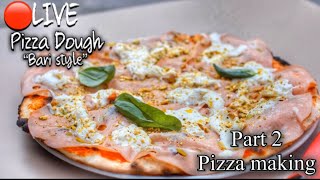 🔴LIVE How To Make Pizza Thin crust quotBARI Stylequot at Home [upl. by Lig]