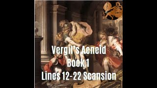 Aeneid Book 1 Lines 1222 Scansion [upl. by Kriste527]