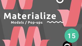 Materialize Tutorial 15  Modals [upl. by Jeth]