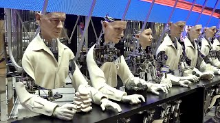 Human Robot Mass Production Process with New 3D Printer Factory in Korea [upl. by Poock]