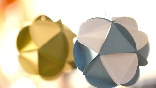 Paper Ball Ornaments [upl. by Adnuhsed]