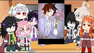 ✅ Hashiras react to Giyuu Tomioka  part 1  Angst  Demon slayer  KNY [upl. by Eanom978]