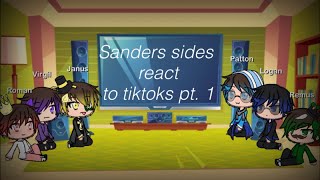 Sanders sides react to memes and tiktoks Read desc [upl. by Ahsennod]