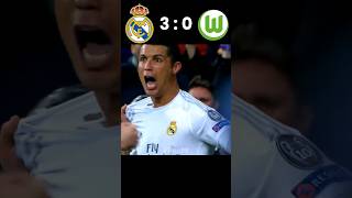 The day real madrid fans never forget  Real Madrid vs Wolfsburg shorts football youtube [upl. by Anayit]