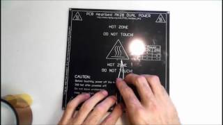 65 3D Printer made from recycled electronic waste  Build sequence 07  Heatbed Assembly [upl. by Aettam]