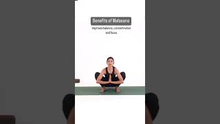 Benefits of Malasana yoga malasana benefits asana health [upl. by Peedus715]