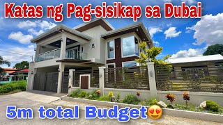 5m estimated budget para sa 2 storey Dream House na ito Sobrang ganda ng loob at design ng bahay [upl. by Aylward]