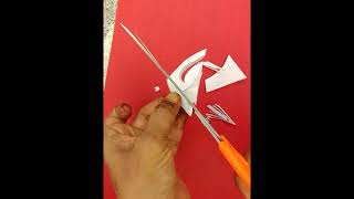 Snow flakes 🌼youtubeshorts art paper papercut paperdesign papercraft papercreationsubscribe [upl. by Anilam]