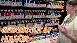 Watersoluble Oil Paints and Brilliant Watercolors Highlights from Holbein [upl. by Eiramac178]