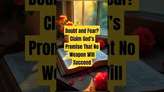 Doubt and Fear Claim God’s Promise That No Weapon Will Succeed bibleverses protection [upl. by Cnahc]