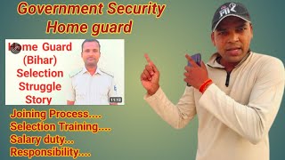 Government Security home Guard job joining Process training selection salary duty responsibility [upl. by Oah]