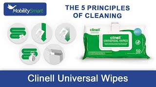 Clinell Universal Wipes  The 5 Principles of Cleaning [upl. by Thurnau]