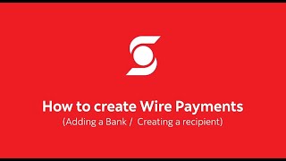 How To Create Wire Payments To Another Bank [upl. by Adal]