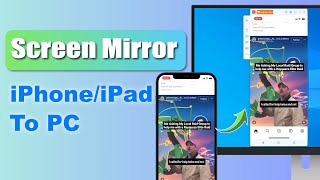 How To Screen Mirror iPhoneiPad To PC [upl. by Idnyl]