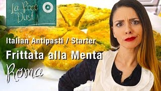 Classic Roman Frittata Recipe  Italian Appetizer  Antipasti Series mint [upl. by Negeam293]