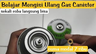 Cara mengisi Ulang Gas Canister  Gas Canister Hike n Run [upl. by Bogey]