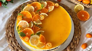 PORTAKALLI CHEESECAKE TARİFİ 🍊 Portakallı Cheesecake Nasıl Yapılır   Çiçekintarifleri [upl. by Eerol559]