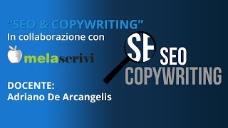 SEO amp Copywriting con Melascrivi  webinar SEO Training [upl. by Annoda]