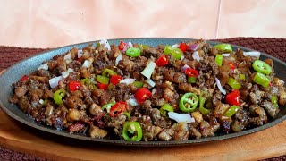 SIZZLING PORK SISIGEASY TO MAKE PORK SISIG RECIPE [upl. by Mcclelland358]