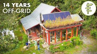 14 Years Living OffGrid in a SelfBuilt Cabin amp Farming Tons of Food on the Land [upl. by Patty]