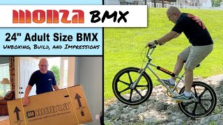 Monza 24quot BMX Cruiser w Skyway Mags  Unboxing Assembly amp First Impressions  Old School Meets New [upl. by Danika]