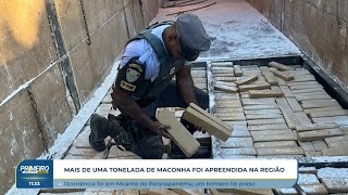 Polícia apreende mais de 1 tonelada de maconha em Mirante do Paranapanema [upl. by Marabelle]