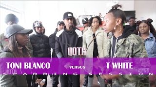 TONI BLANCO vs T WHITE QOTR presented by BABS BUNNY amp VAGUE [upl. by Isej]