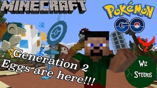 Generation 2 Eggs Minecraft Pokemon GO [upl. by Gerk946]