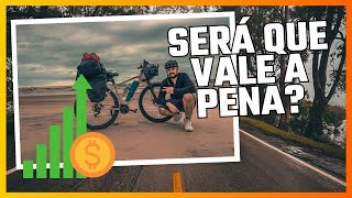 QUANTO CUSTA UMA VIAGEM DE BICICLETA  NOVIDADES NO CANAL [upl. by Hannan]